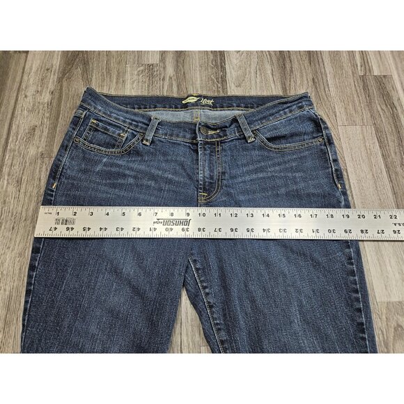 (3/$35) Old Navy The Flirt Jeans Womens 10 Short Denim Straight Leg Mid Rise - Picture 9 of 12